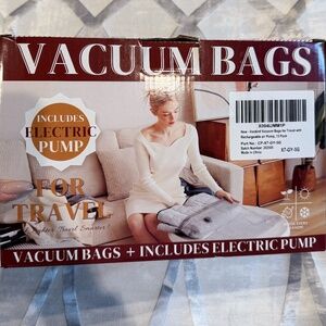 Vacuum Storage Bags for Travel with Electric Pump